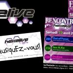 Hexalive : Logo, charte, plaquette, carte de visite, webdesign, affiches, photos, sticker, tee-shirt, Jokercolor