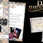 DJ Mariage Luxe : Logo, charte, plaquette, carte de visite, site internet, affiches, photos, Jokercolor