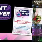 Night Fever Animation : Logo, charte, plaquette, carte de visite, site internet, affiches, photos, Jokercolor